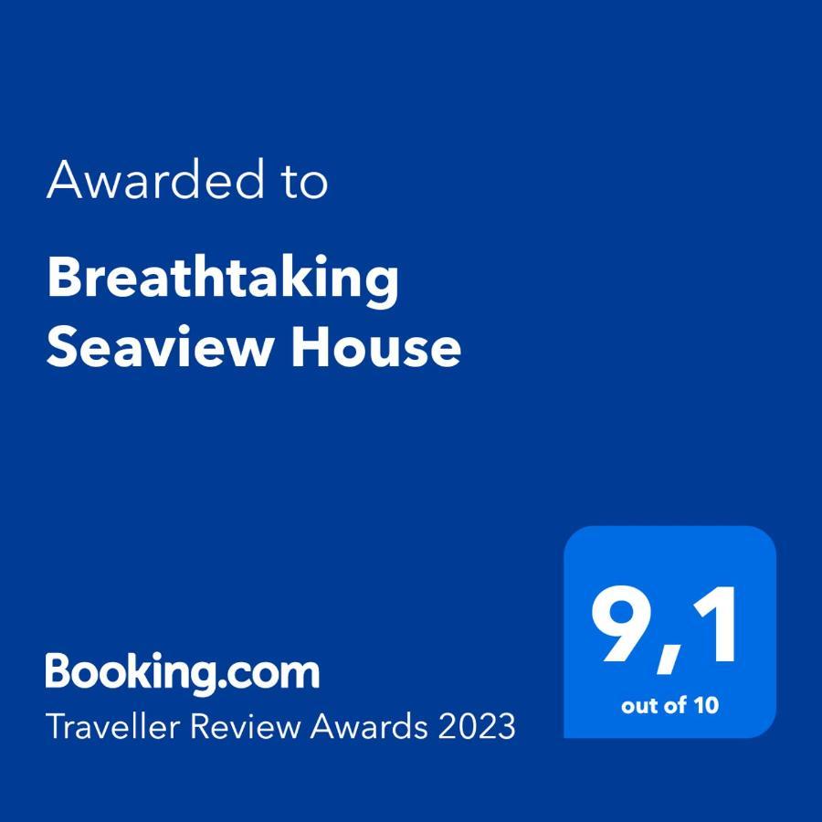 Breathtaking Seaview House Villa Aegina Bagian luar foto