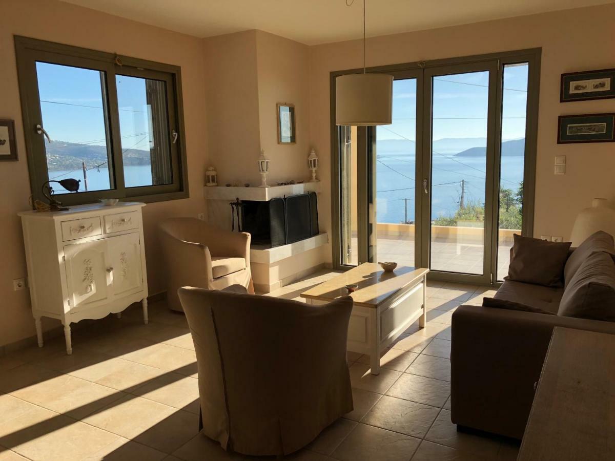 Breathtaking Seaview House Villa Aegina Bagian luar foto
