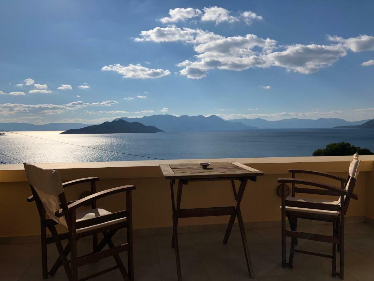 Breathtaking Seaview House Villa Aegina Bagian luar foto
