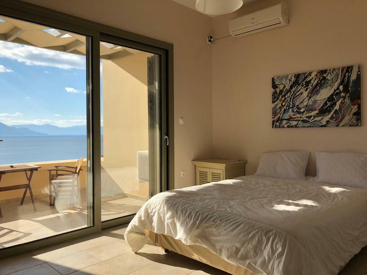 Breathtaking Seaview House Villa Aegina Bagian luar foto