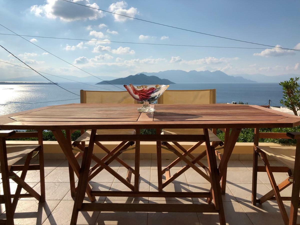 Breathtaking Seaview House Villa Aegina Bagian luar foto
