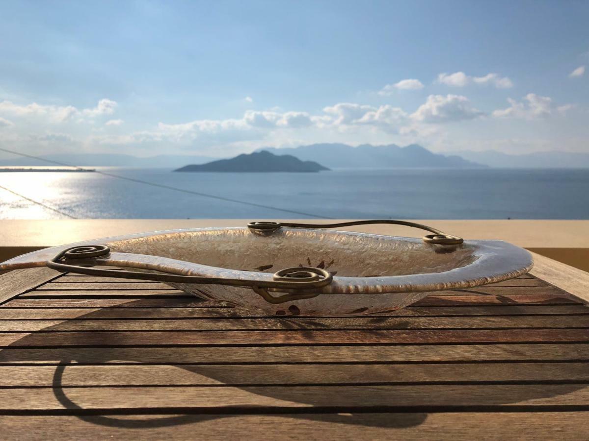 Breathtaking Seaview House Villa Aegina Bagian luar foto